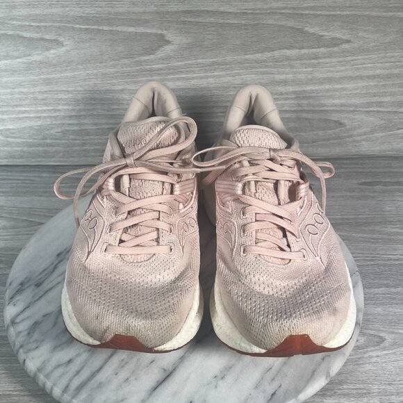 Saucony Triumph RFG Womens 9 Running Shoes Lotus Pink Foam Athletic Sneakers - Picture 9 of 15